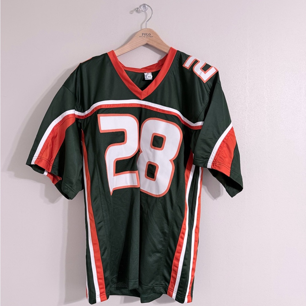 Clinton Portis custom Miami U jersey